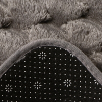 Коврик для ванной Этель &laquo;Ромбы&raquo;, цв. светло-серый, 40х60 см