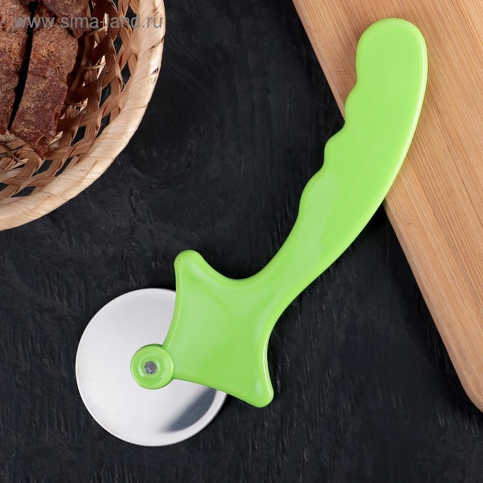 Нож для пиццы и теста &laquo;Комета&raquo;, 19 см, цвет МИКС