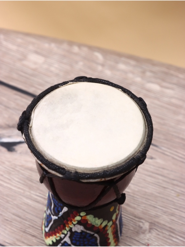 Сувенирный музыкальный инструмент "Барабан Джембе" махагон, 8х8х12 см