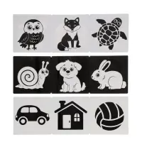 Набор картонных книжек-гармошек "Смотри, малыш!", 6 шт.