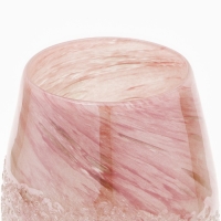 Ваза для цветов &laquo;Элен&raquo; из цветного стекла 15&times;14&times;14 см