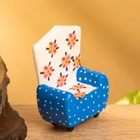 Сувенир дерево "Кресло с цветами" 5х3х7,5 см