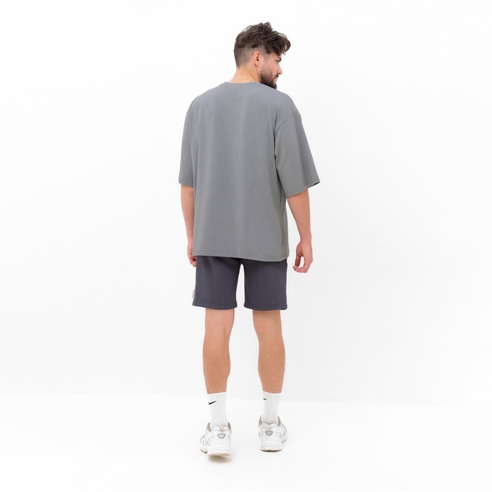 Футболка мужская MIST "Break", серый, размер 56