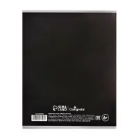 Тетрадь предметная 48 листов в линейку Calligrata &laquo;3D. Русский язык&raquo;, серые листы