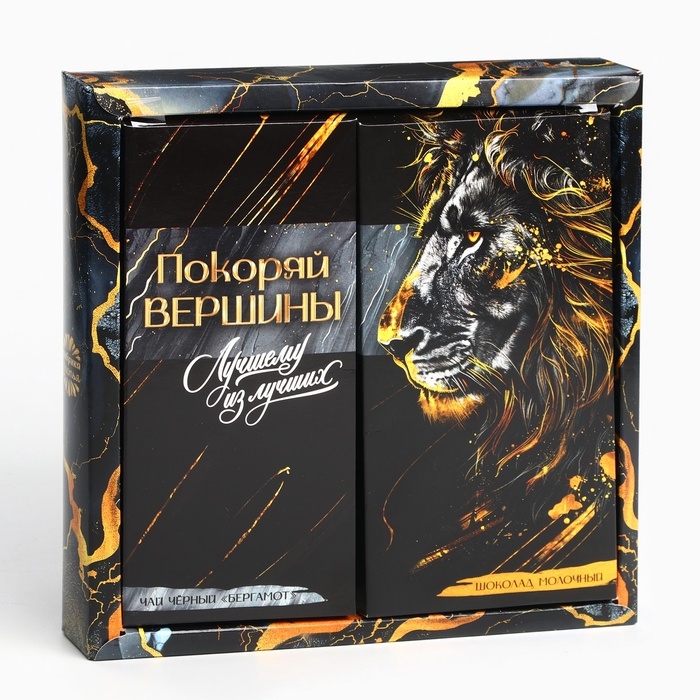 Подарочный набор &laquo;Покоряй вершины&raquo;: чай 50 г., шоколад 70 г.