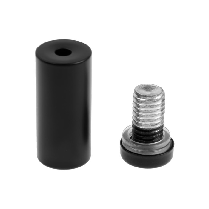 Дистанционный держатель для табличек, 16х40 мм, цвет черный,набор 6 шт. Дистанционный держатель для табличек, 16х40 мм, цвет черный,набор 6 шт.