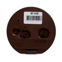 Будильник "Капибара", плавный ход, d=8 см, корпус коричневый