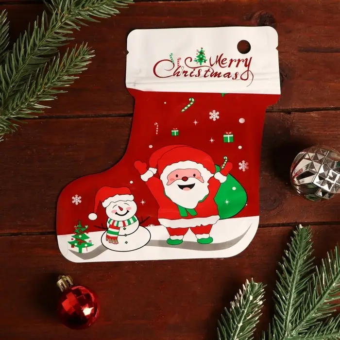 Пакет подарочный, с zip - lock застежкой 10&times;15.5 см