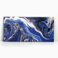 Конверт для денег &laquo;Синий мрамор&raquo;, 16.5&times;8 см