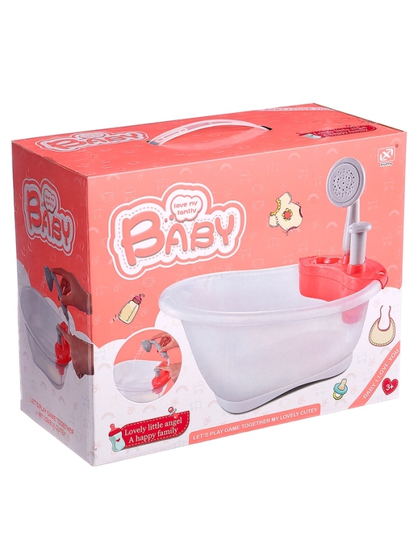 Аксессуар для пупса "Ванночка", функциональная