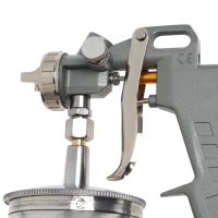 Краскораспылитель пневматический ТУНДРА, до 4 бар, сопло 1.5 мм, нижний бачок 1 л