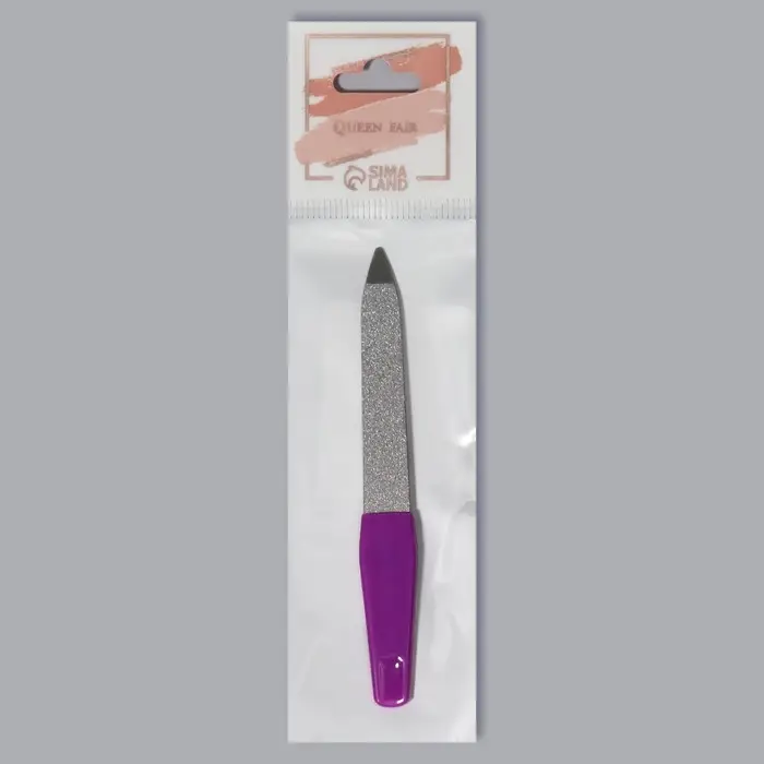 Пилка металлическая для ногтей, 9 см, МИКС