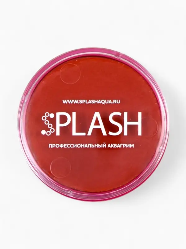 Аквагрим  в шайбе , регулярный, красный, 32 гр.