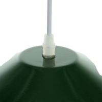 Светильник Lisa 1х40Вт Е27 тёмно-оливковый  26х26х32см