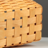 Корзина плетёная, 22&times;16&times;12 см, ручка h=15 см, ива, натуральный цвет