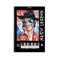Тетрадь для нот А4, 24 листа на спирали ErichKrause Music Legend, вертикальная ориентация