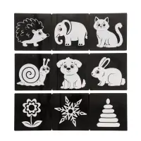 Набор картонных книжек-гармошек "Смотри, малыш!", 6 шт.