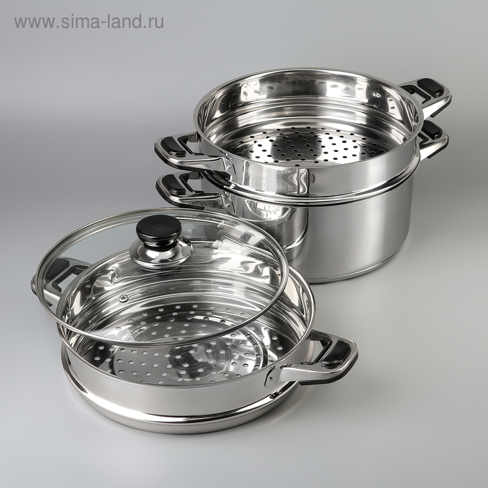 Мантоварка &laquo;Алтын&raquo;, 6 л, d=26 см, 2 секции, капсульное дно, индукция