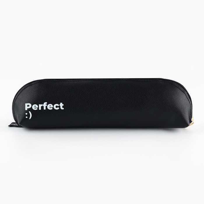 Пенал школьный из искусственной кожи &laquo;1 сентября: Perfect&raquo; , 19 х 6 см