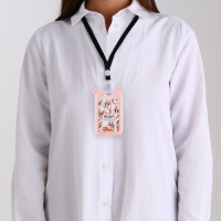 Чехол для бейджа с ушками &laquo;Мишка&raquo;, 7 х 12 см