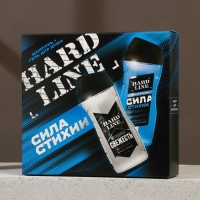Подарочный набор косметики &laquo;Сила стихии&raquo;, гель для душа 250 мл и шампунь для волос 250 мл, HARD LINE