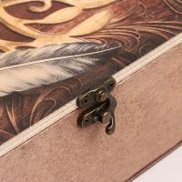 Родословная книга в шкатулке с деревом &laquo;Книга моей семьи&raquo;, 20 х 26 см.