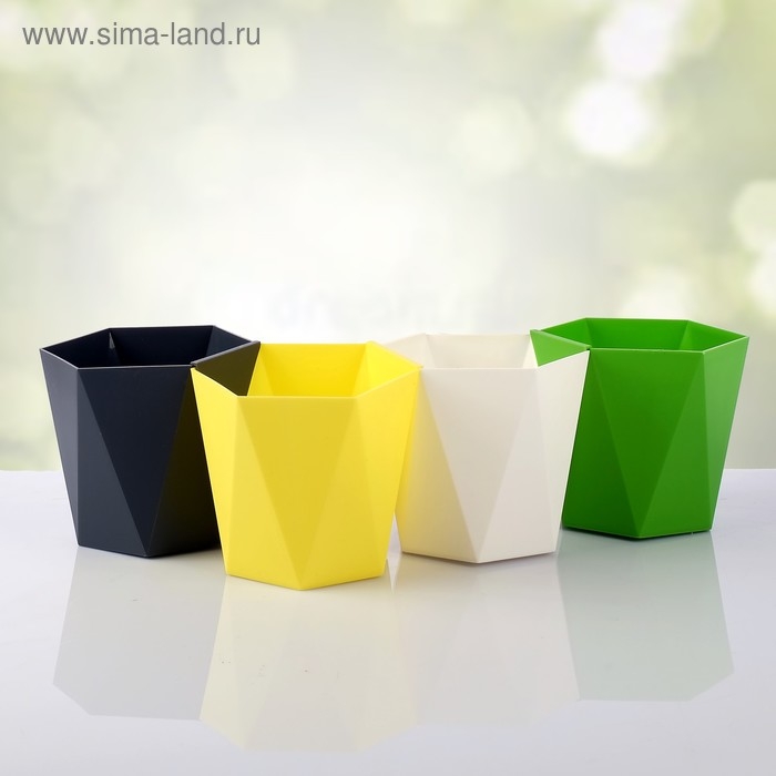 Кашпо &laquo;Пазл&raquo;, 1 л, цвет МИКС