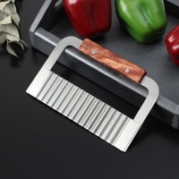 Нож для фигурной резки Доляна, 18&times;12 см, цвет серебристый