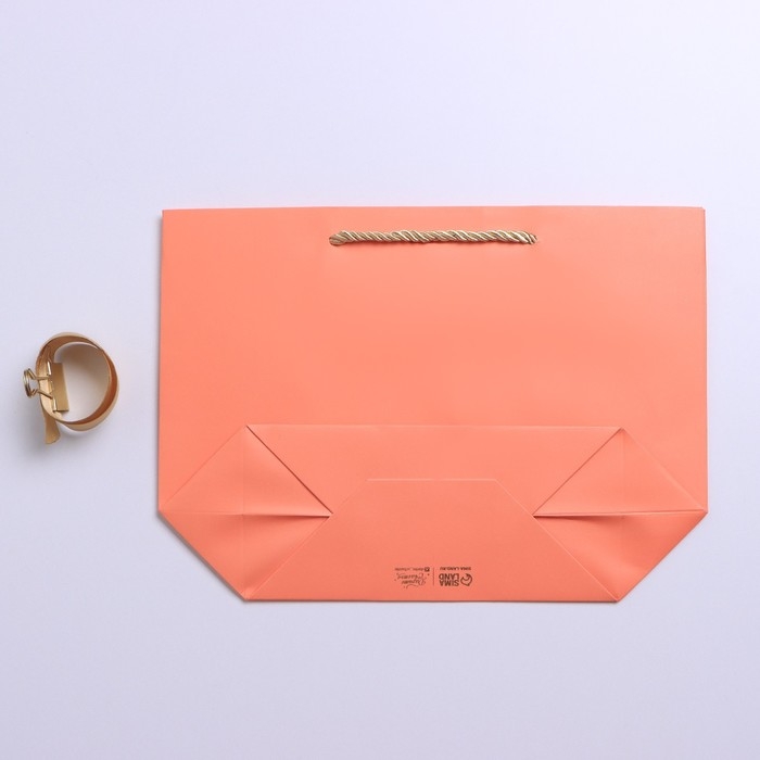 Пакет подарочный, упаковка, &laquo;С тёплыми пожеланиями&raquo;, 19 х 20 х 9 см