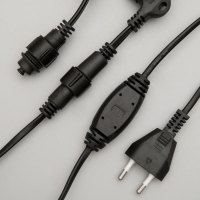 Гирлянда &laquo;Занавес&raquo; 2 &times; 1.5 м, IP65, УМС, тёмная нить, 360 LED, свечение тёплое белое, 220 В