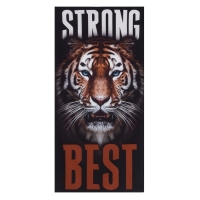 Набор подарочный Этель Strong, полотенце 70х146см и аксессуары Набор подарочный Этель Strong, полотенце 70х146см и аксессуары