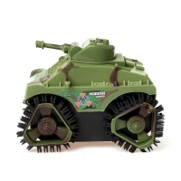 Машина-перевёртыш &laquo;Танк&raquo;, работает от батареек, цвета МИКС