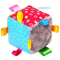 Мягкий Кубик развивающий с петельками Мягкий Кубик развивающий с петельками