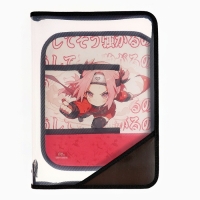 Папка для труда А4, 325 х 230 х 25 мм, молния вокруг, откидная планка, пластиковая, ПТР-1, Calligrata "Аниме сакура" Папка для труда А4, 325 х 230 х 25 мм, молния вокруг, откидная планка, пластиковая, ПТР-1, Calligrata "Аниме сакура"