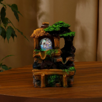 Фонтан "Бунгало в тропиках" 11х13х19,5 см (с подсветкой)