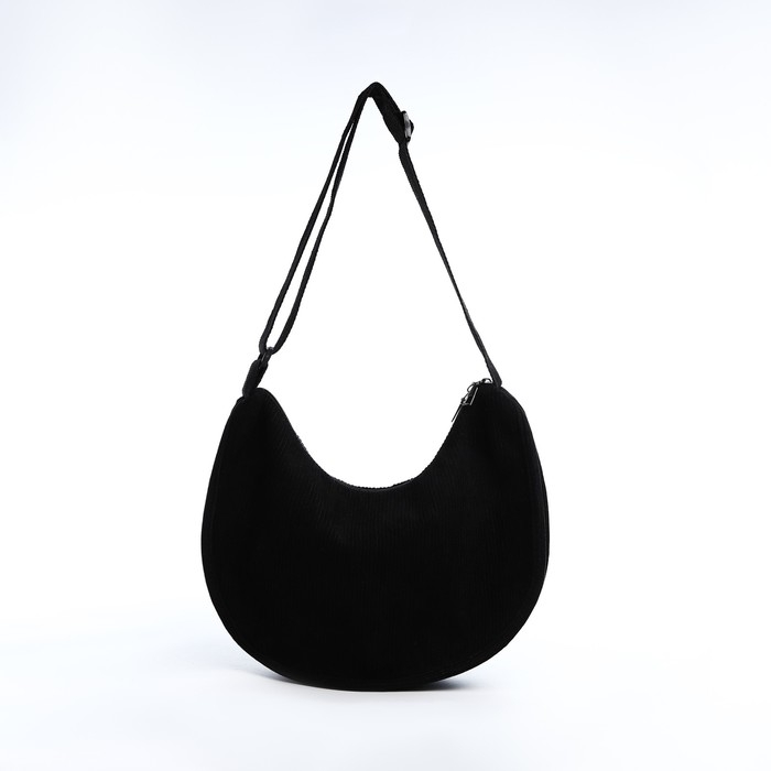 Сумка молодёжная на молнии, цвет чёрный Сумка молодёжная на молнии, цвет чёрный