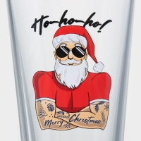 Стакан стеклянный высокий &laquo;Коник. Хипстер Дед Мороз&raquo;, 570 мл, микс