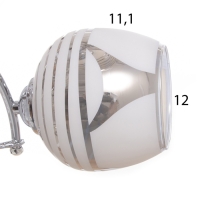 Люстра "Баффи" 5х40Вт Е27 Хром МОДЕЛЬ: 2751100 Люстра "Баффи" 5х40Вт Е27 Хром МОДЕЛЬ: 2751100