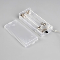 Гирлянда &laquo;Нить&raquo; 2 м с насадками &laquo;Розовый фонарик&raquo;, IP20, прозрачная нить, 10 LED, батарейки AAх2 (нет в комплекте), свечение тёплое белое