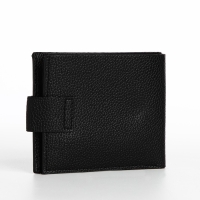 Портмоне мужское на магните, отдел для купюр, карт, монет, цвет чёрный Портмоне мужское на магните, отдел для купюр, карт, монет, цвет чёрный