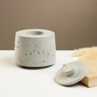 Биокамин настольный "Цилиндр" 14 х 11 см, топливо и спички в комплекте