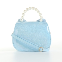 Сумка детская для девочки на клапане &laquo;Выбражулька&raquo;, цвет голубой