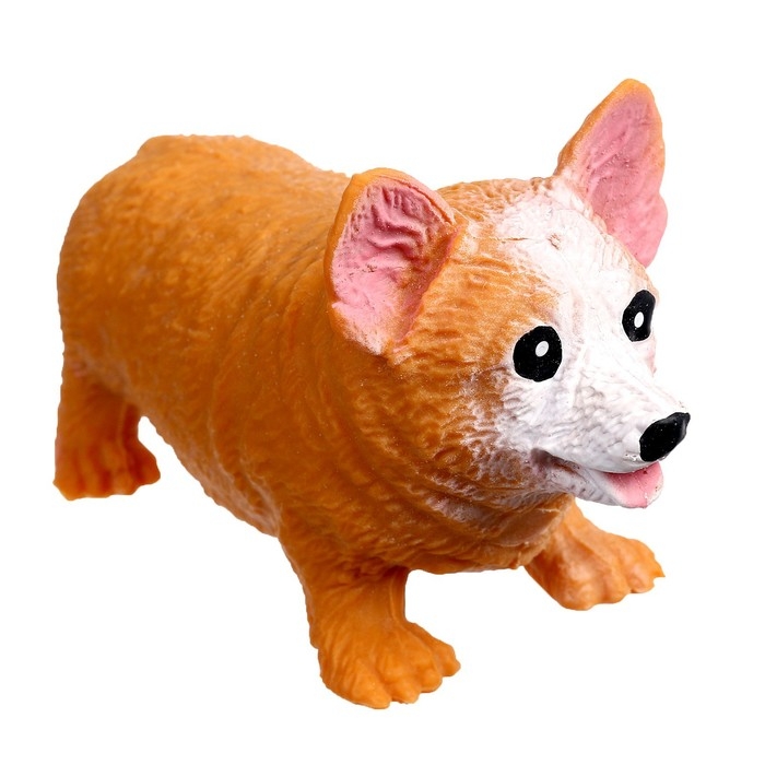 Антистресс сквиш мялка «Корги», с песком, в шоубоксе, тянучка Антистресс сквиш мялка «Корги», с песком, в шоубоксе, тянучка