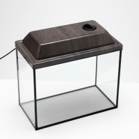 Аквариум "Прямоугольный" с крышкой, 20 литров, 36 х 19 х 29/34 см, венге