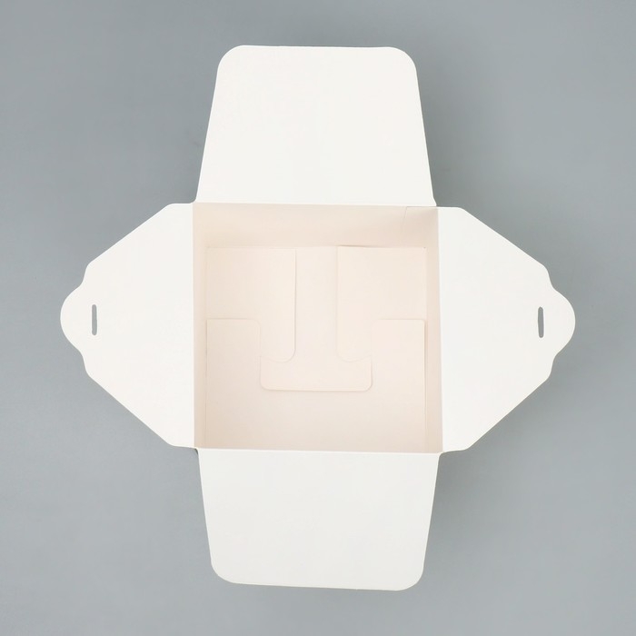 Коробка подарочная новогодняя складная &laquo;С Новым годом!&raquo;, ёлочные украшения, 12 х 12 х 12 см, Новый год