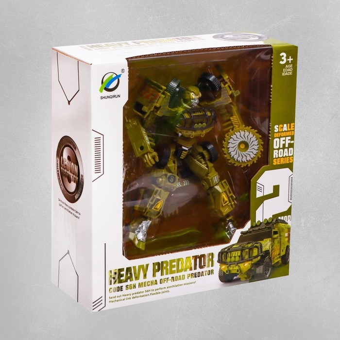 Робот &laquo;Военный внедорожник&raquo;, трансформируется, цвет МИКС