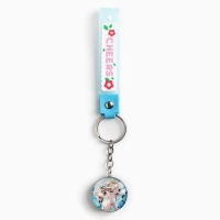 Брелок для ключей детский аниме &laquo;Девушка в цветах&raquo;, 3.5 х 14 см