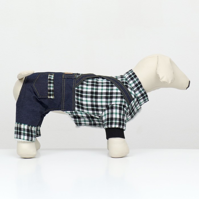 Комбинезон Комбинезон "Men", размер XL (ДС 40 см, ОГ 50 см, ОШ 40 см), синий