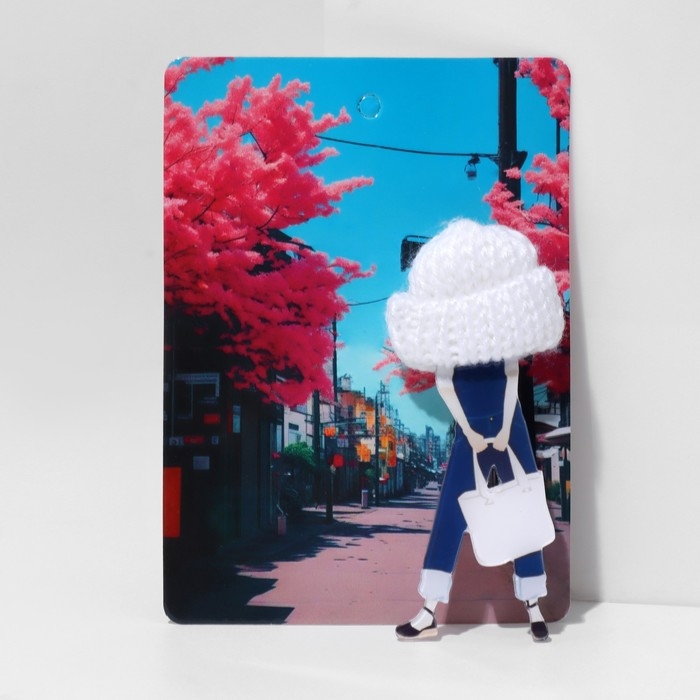 Брошь &laquo;Девочка&raquo; в комбинезоне, цветная в серебре