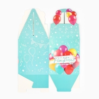 Коробка складная &laquo;Яркие шары&raquo; 14 х 16 х 14 см